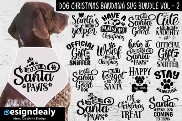 Bandana SVG Bundle for Holiday Embroidery