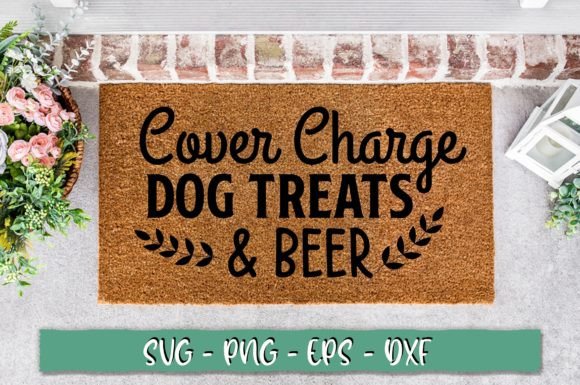 Cover Charge Dog Treats Beer SVG