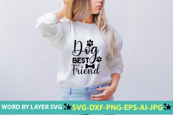 Dog Best Friend SVG Cut File
