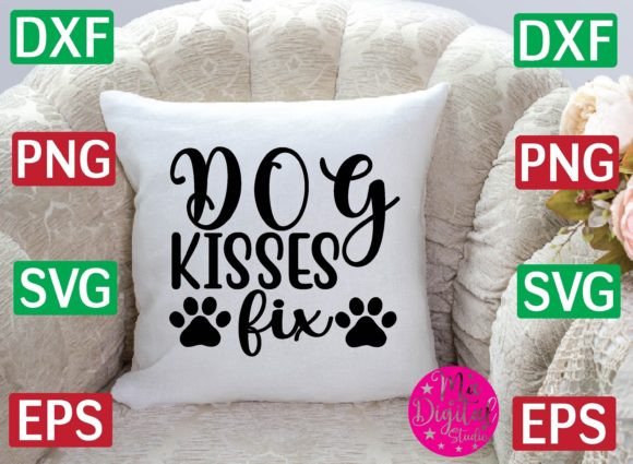 Dog Kisses Fix Svg