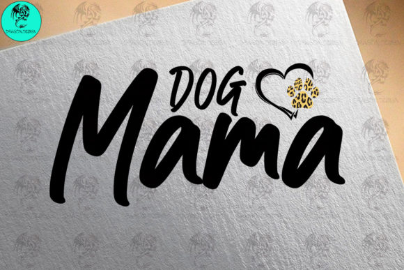 Dog Paw Mama Svg