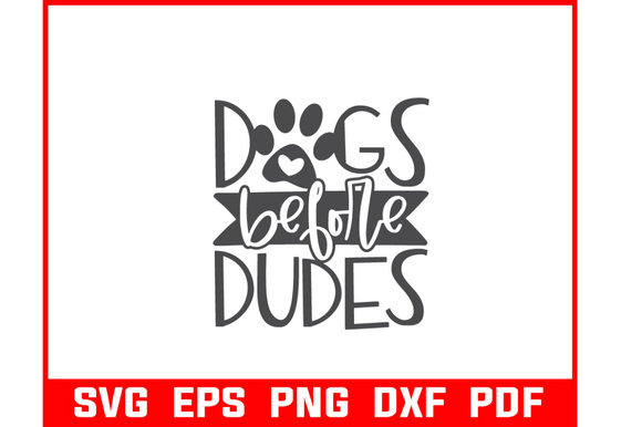 Dogs Before Dude Svg Bubdle Dog Lover
