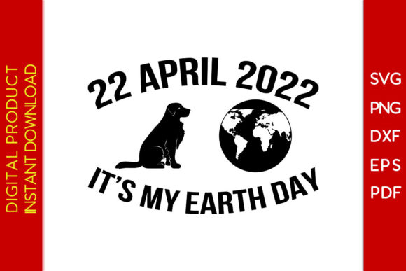 Earth Day Dog SVG Tee
