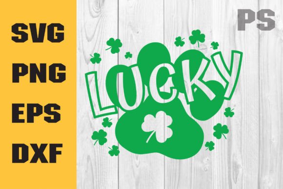 St Patricks Day SVG, Lucky Dog
