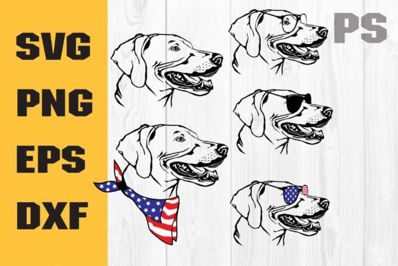 Weimaraner SVG, Hunting Dog, Silhouettes